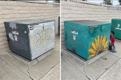 art on electrical boxes downtown chattanooga|Artwork by 12 high school students chosen in .